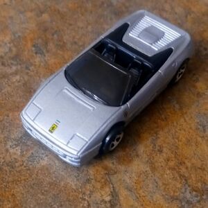 Hotwheels farri 355 spider Silver Toy Car 1999